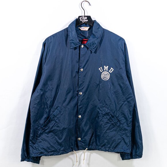 Champion Running Man Coaches Jacket Large VTG UMD University Minnesota Duluth - Picture 1 of 16